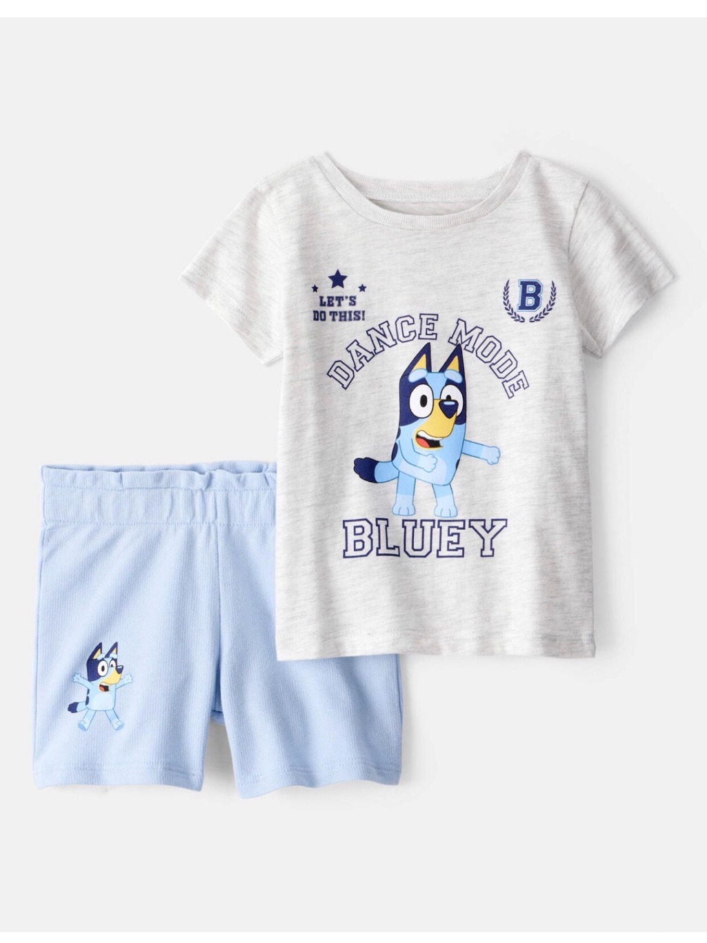 Bluey Kids' Light Blue & Gray Set